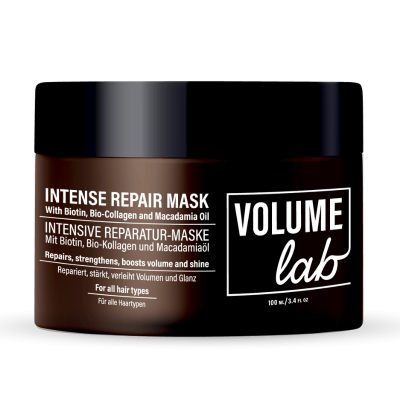 Volume Lab hårmaske med biotin, bio-collagen, macadamia, ricinusolie